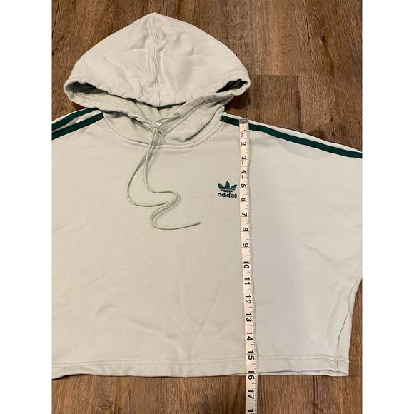 Adidas Women’s Mint Green Cropped Hoodie Size Small - Picture 9 of 11